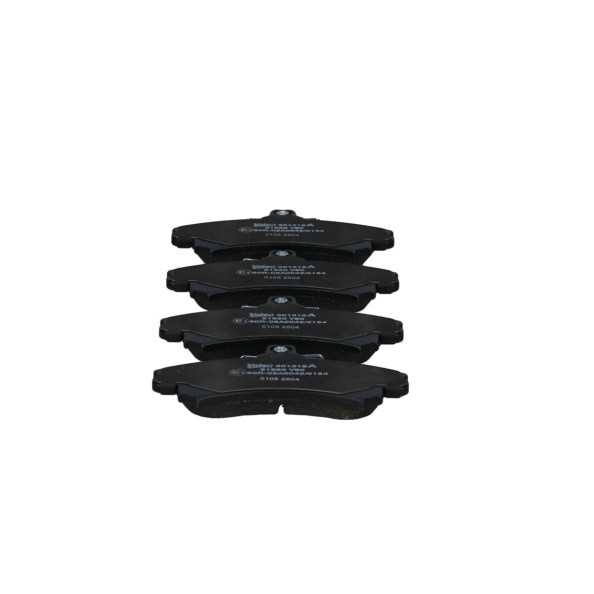 Jeu de 4 plaquettes de frein VALEO ref. 301318A